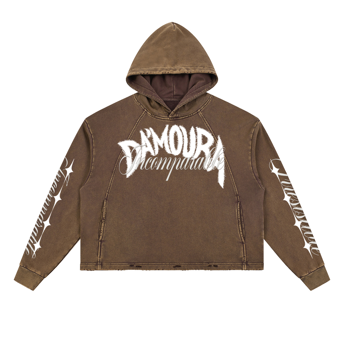 Vintage Washed "DA'MOURA" Hoodie