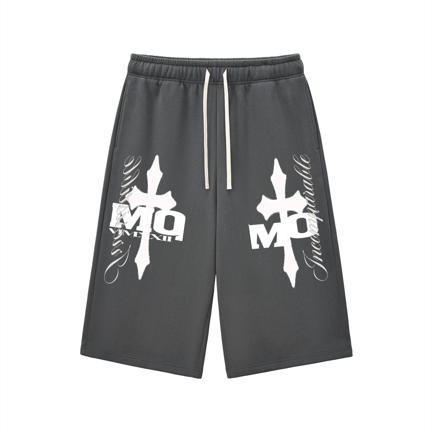 Relaxed 'MOMO" Three-quarter Sweatpants