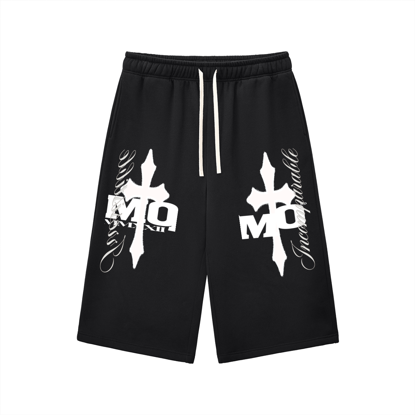 Relaxed 'MOMO" Three-quarter Sweatpants