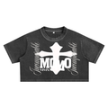 Snow Washed “ MOMO” Crop Top