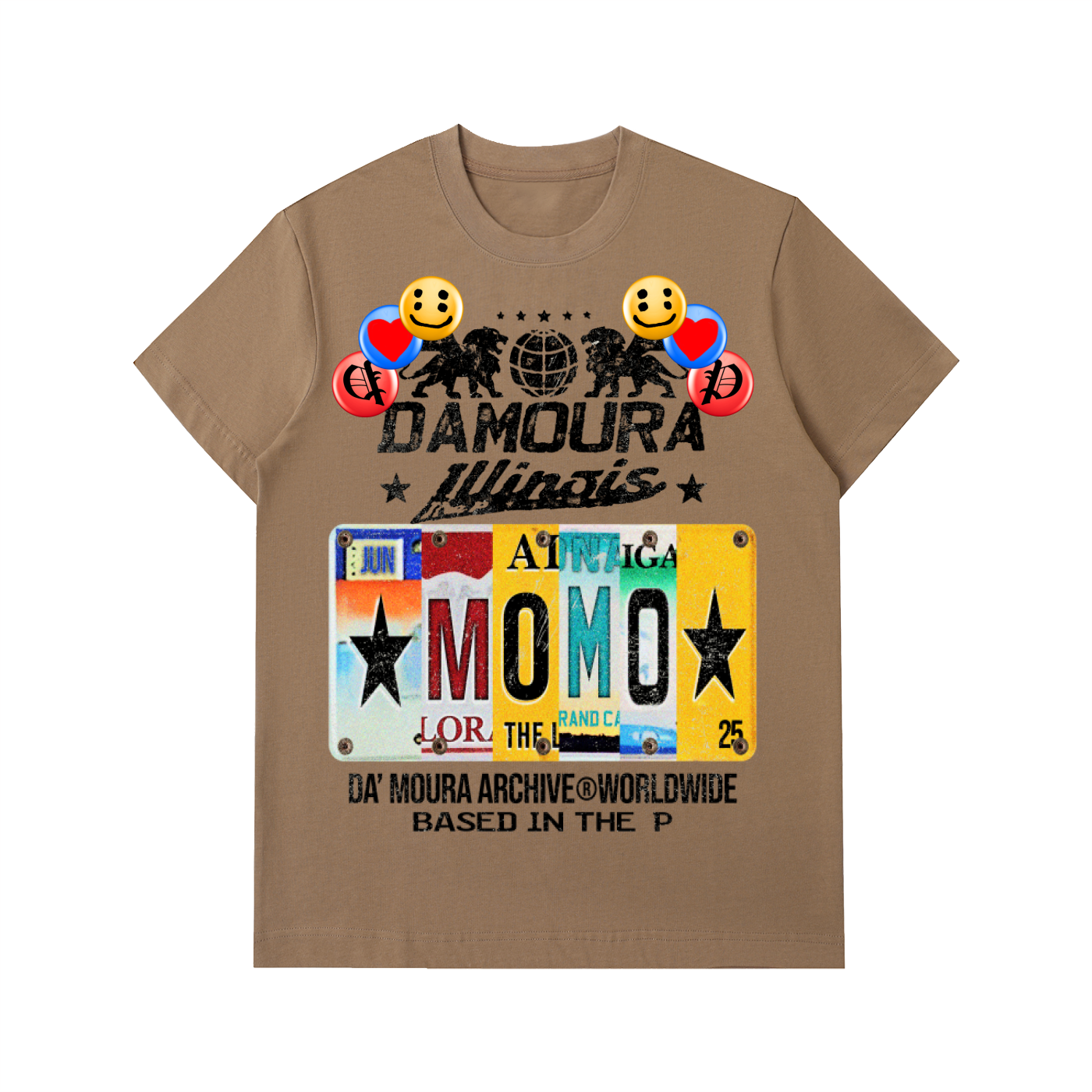 Heavyweight "DA'MOURA X MOMO" T-Shirt