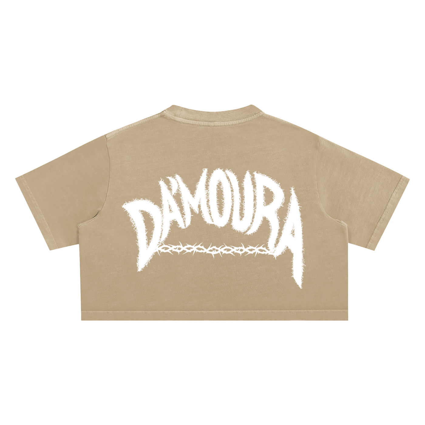 Snow Washed “ MOMO” Crop Top