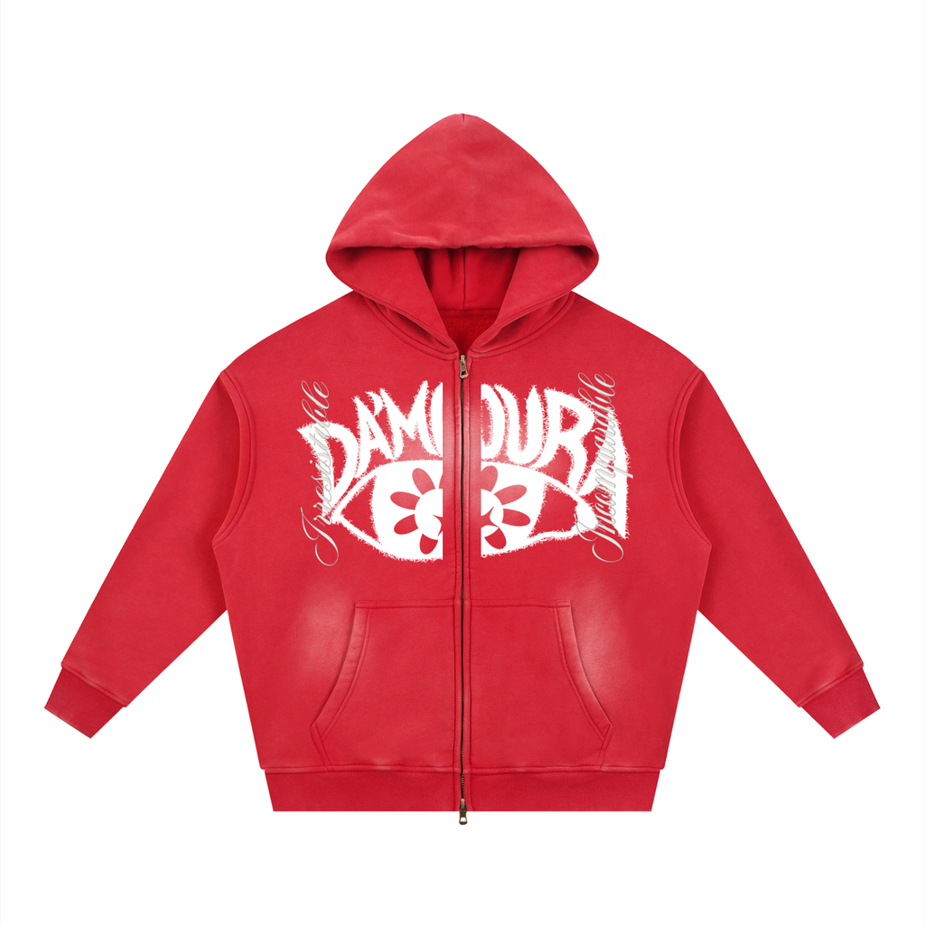 Sunfade "DA'MOURA X MOMO" Boxy Hooded jacket