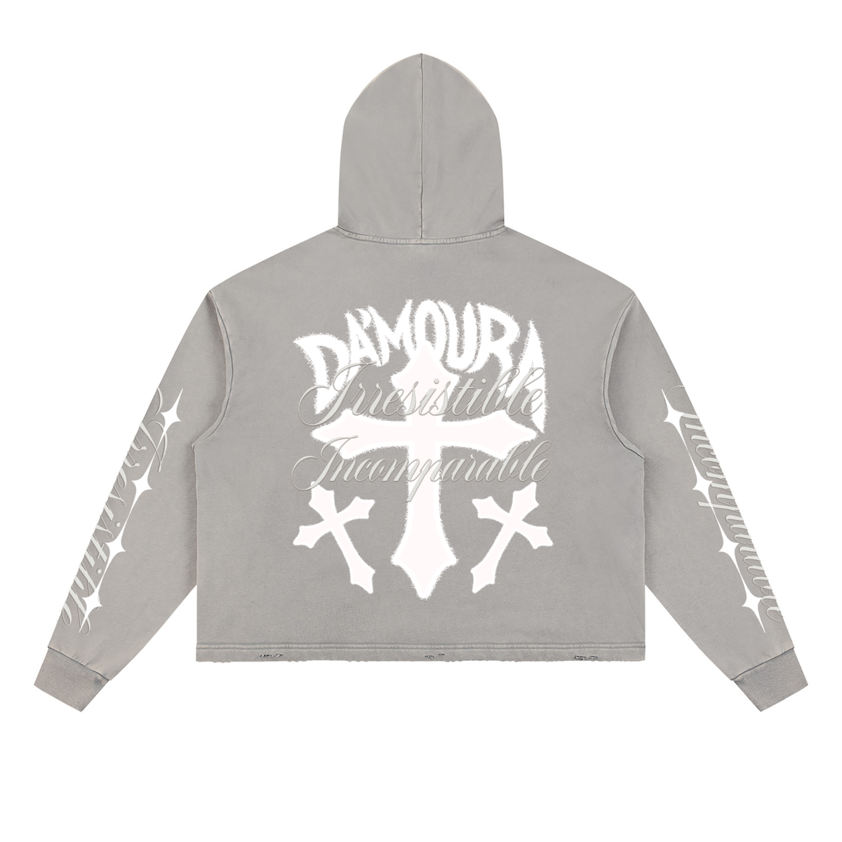 Vintage Washed "DA'MOURA" Hoodie
