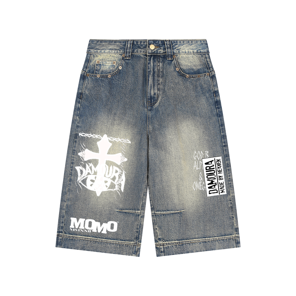 Vintage Wash "DA'MOURA X MOMO" Jhorts