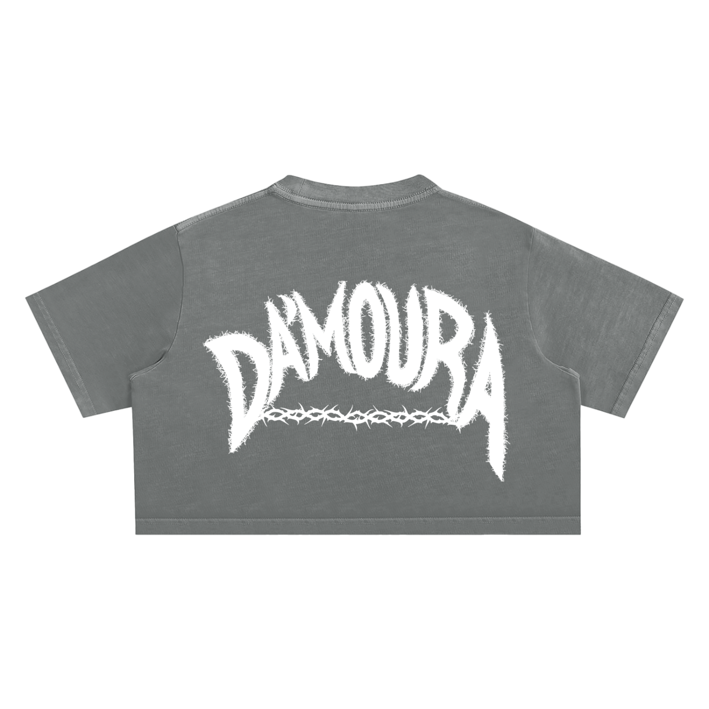 Snow Washed “ MOMO” Crop Top