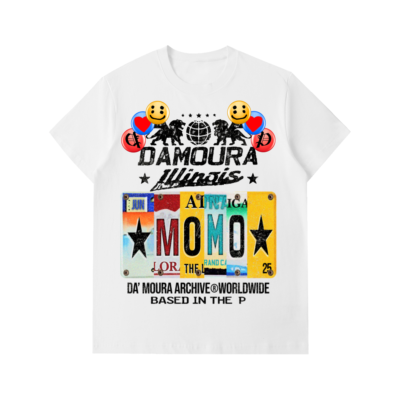 Heavyweight "DA'MOURA X MOMO" T-Shirt