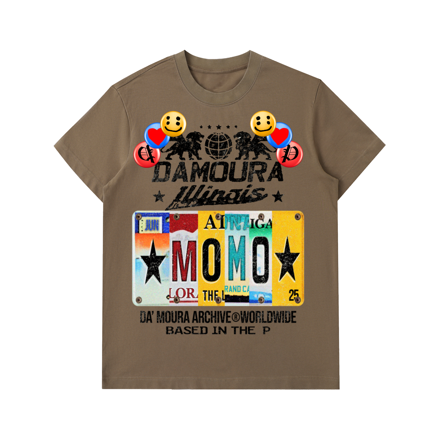 Heavyweight "DA'MOURA X MOMO" T-Shirt